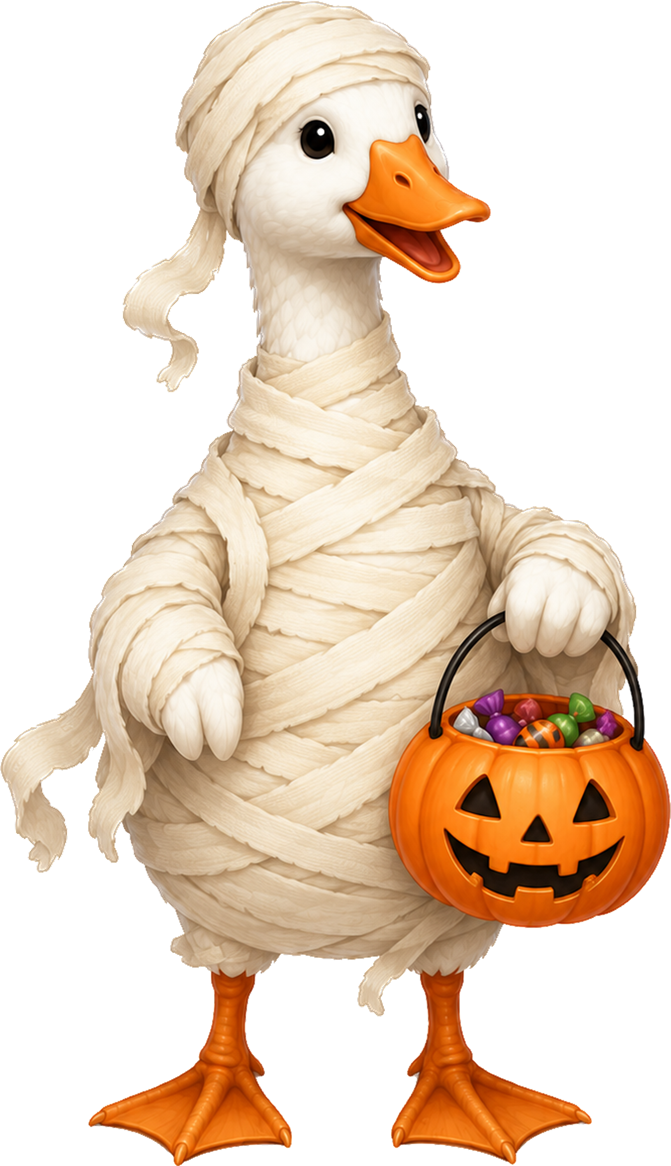 SPOOKY GOOSE ON THE LOOSE clipart element