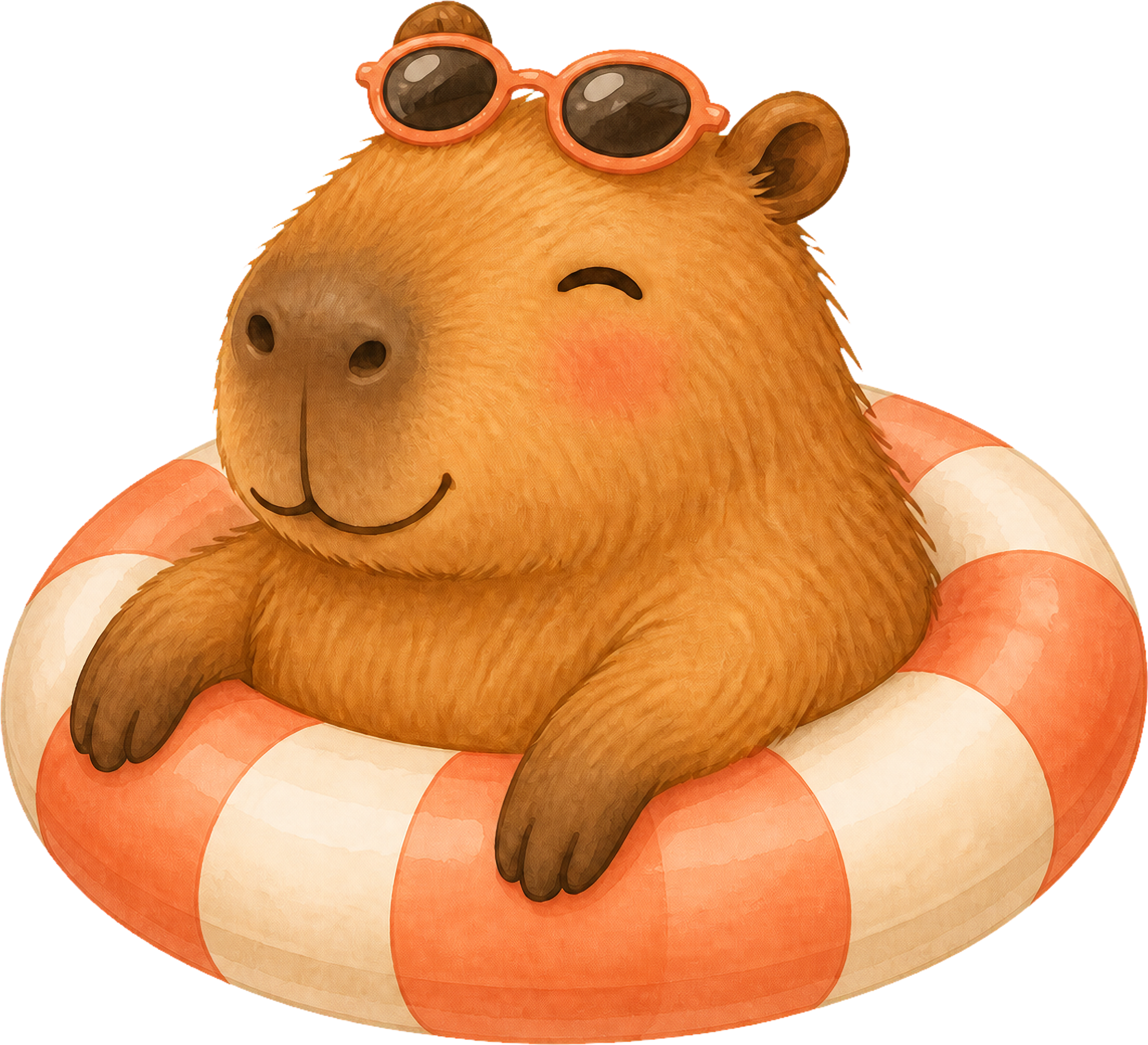 CUTE CAPYBARA clipart element